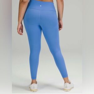 Lululemon Blue Nile Wunder Train High-Waisted Leggings